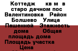 Коттедж 150 кв.м. в старо-дачном пос. Валентиновка › Район ­ Болшево › Улица ­ Пашенной › Этажность дома ­ 2 › Общая площадь дома ­ 150 › Площадь участка ­ 700 › Цена ­ 60 000 - Московская обл., Королев г. Недвижимость » Дома, коттеджи, дачи аренда   . Московская обл.